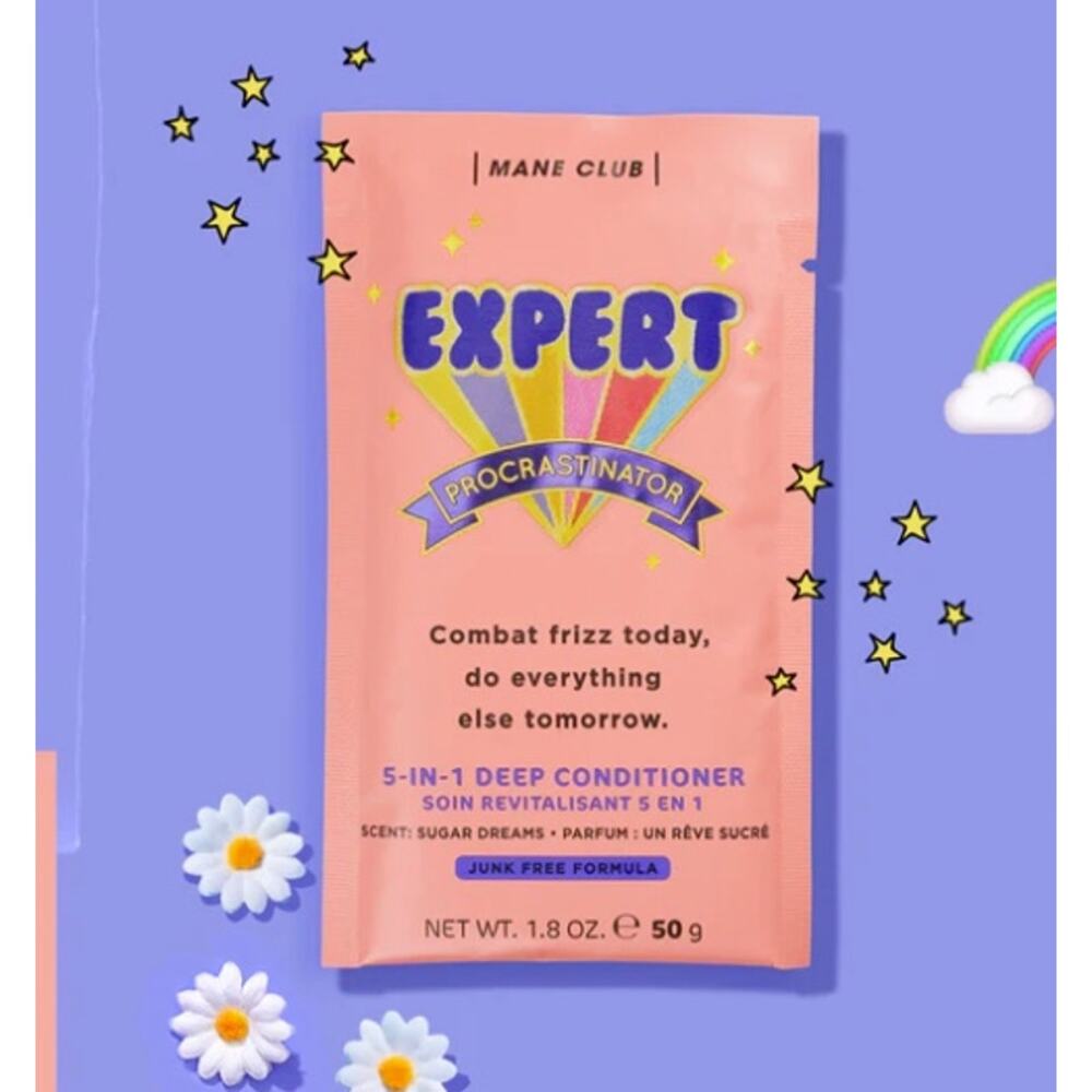 Mane Club EXPERT PROCRASTINATOR Frizz Control Hair Mask*Frizzy Hair*pack of two